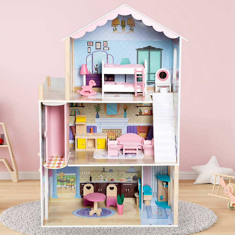Vous cherchez une grande maison de poupée en bois à plusieurs niveaux pour améliorer vos offres de vente au détail?