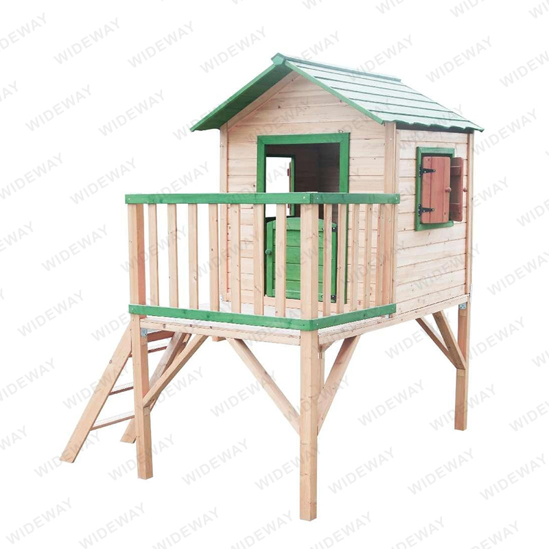 Maisonnette pour enfants avec balcon